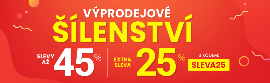 Slevy až 45 % + navíc 25 %