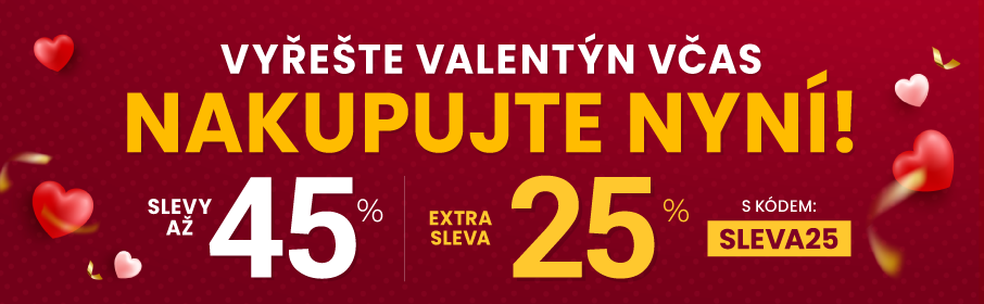Slevy až 45 % + navíc 25 %