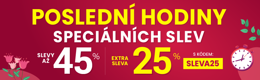 Sleva až 45 % + navíc 25 %