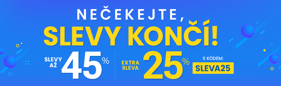Slevy až 45 % + navíc 25 %