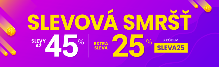 Slevy až 45 % + navíc 25 %