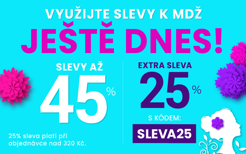 Slevy až 45 % + navíc 25 %