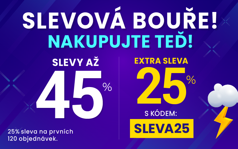 Slevy až 45 % + navíc 25 %