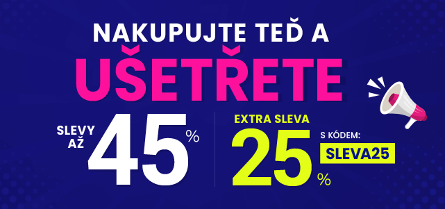 Slevy až 45 % + navíc 25 %