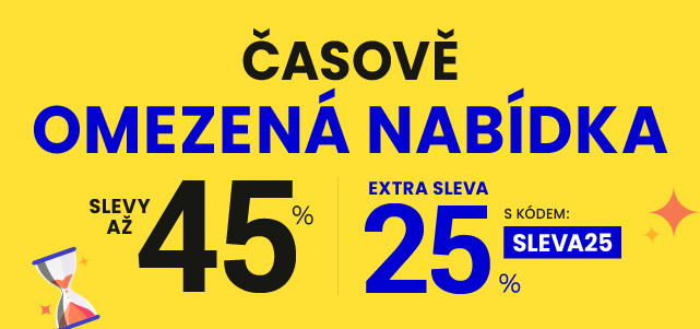 Zľavy až 45 % + naviac zľava 25 %