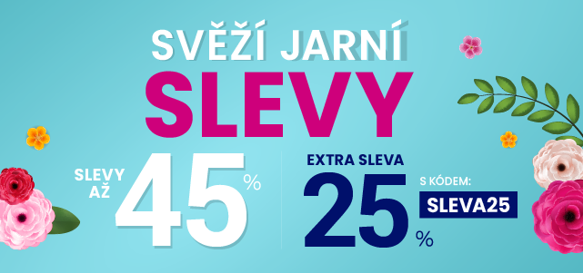 Slevy až 45 % + navíc 25 %