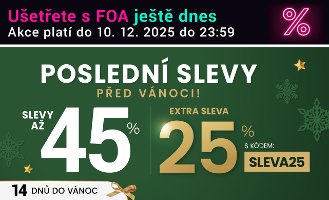 Slevy až 45 % + navíc 25 %