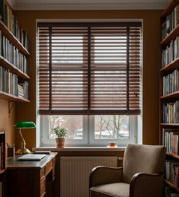 Vizualizace - dřevěné žaluzie