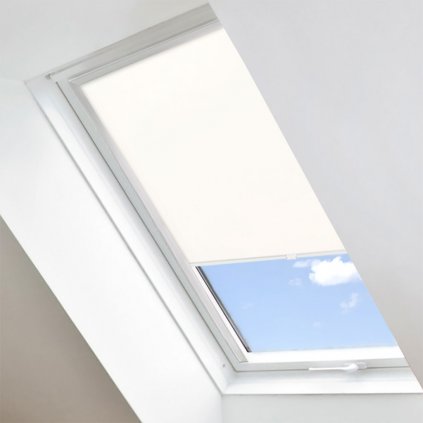 Roleta Látková na střešní okna Velux, STANDARD, Světle krémová, LA 636 detail
