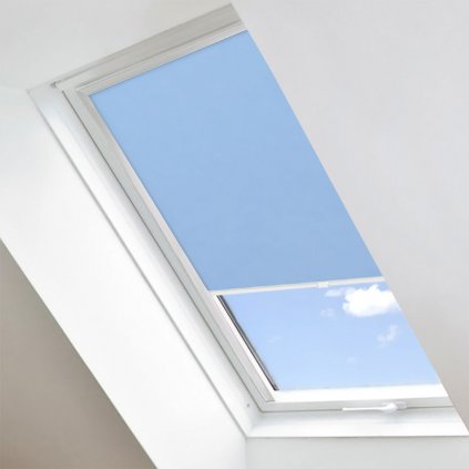 Roleta Látková na střešní okna Velux, STANDARD, Blankytně modrá, LE 121 detail