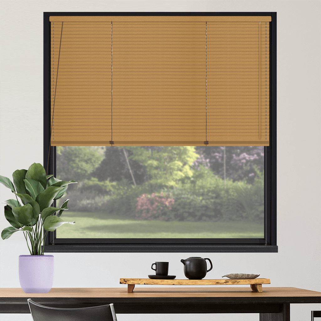 Dřevěné žaluzie, STANDARD, Přírodní, W 2510 Šířka: 80 cm, Výška: 50 cm