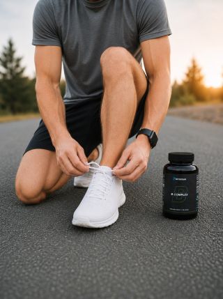 🏃 Každý kilometr začíná energií. Bomplex obsahuje vitamíny skupiny B, které přispívají k normálnímu energetickému...