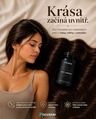 Krása začíná uvnitř. ✨ Zinc Complex spojuje zinek, měď a selen v promyšleném složení pro každodenní péči o tělo. Zinek...