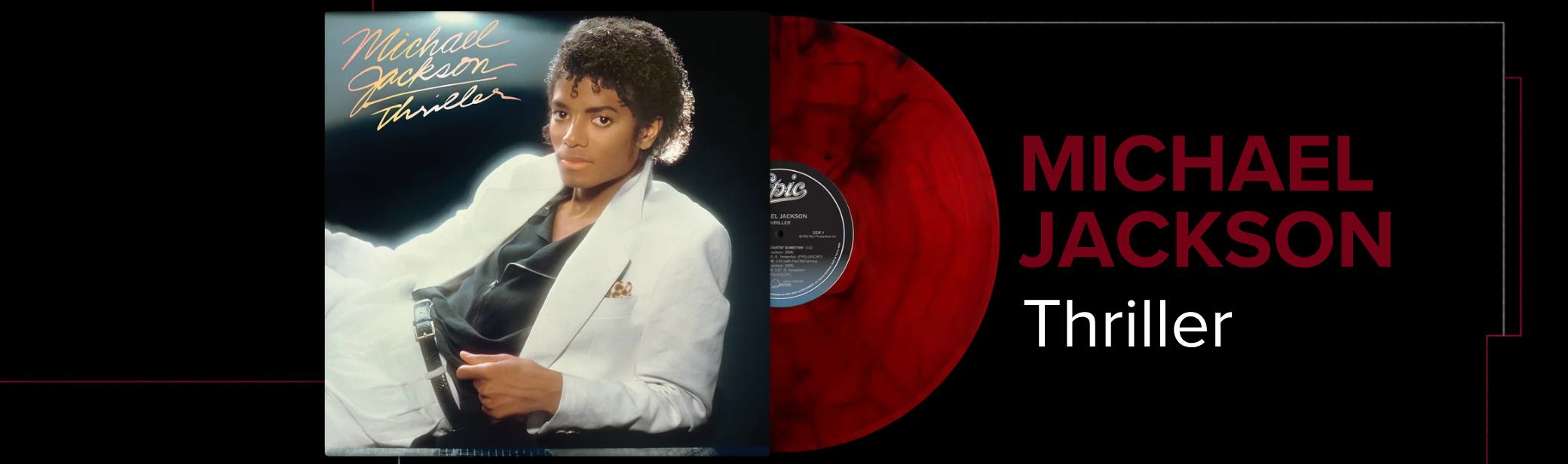 Michael JacksonThriller marble red vinyl
