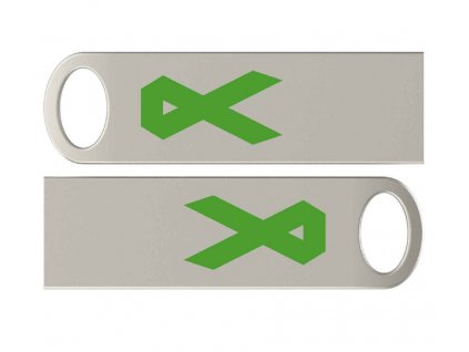 flash disk Zelená stuha3