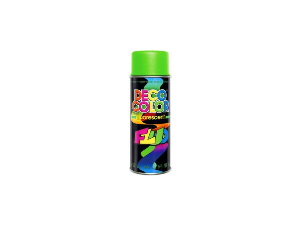 DecoColor, sprej FLUORESCENT, odstín zelený, 400 ml