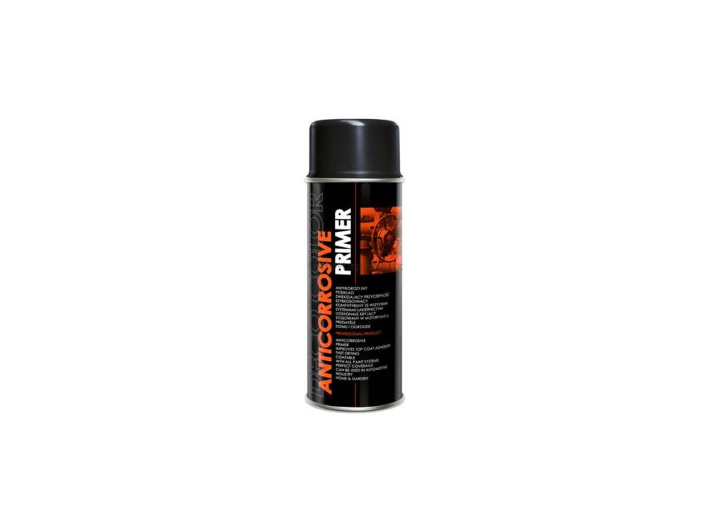 DecoColor, barva ve spreji, barva základní, ANTICORROSIVE PRIMER, RAL 9005, 400 ml, černý