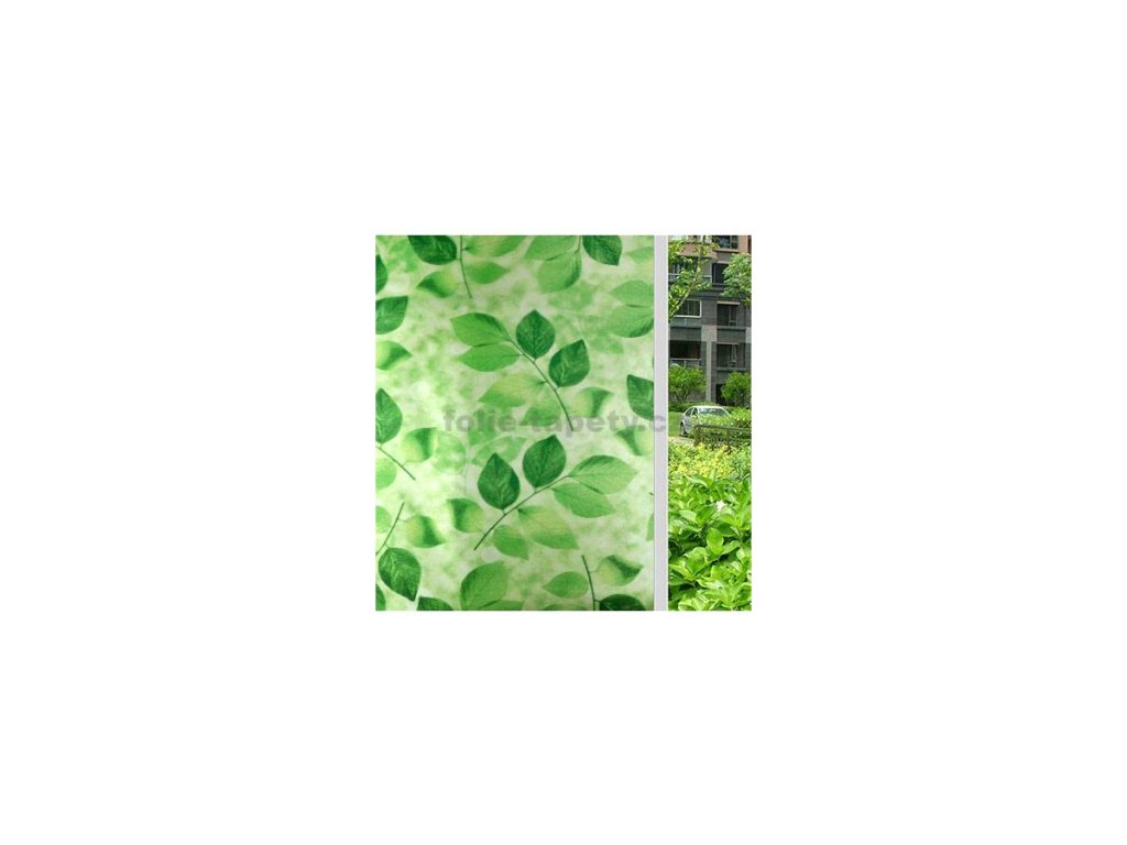 Samolepící fólie transparentní lístečky 45 cm x 10 m