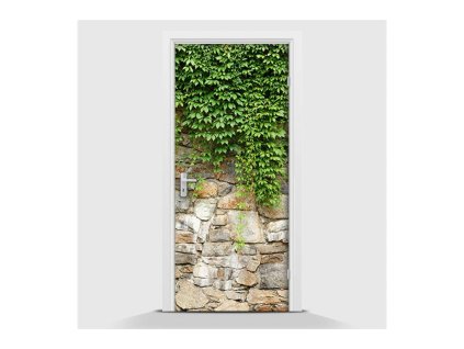 Samolepící fototapeta - Břečťan na zdi 70 x 210cm