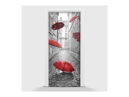 Samolepící fototapeta - Deštníky 70 x 210cm