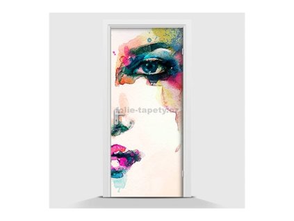 Samolepící fototapeta - Obličej ženy 70 x 210cm