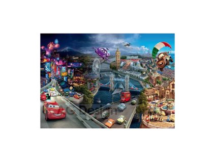 Fototapeta vliesová čtyřdílná Cars II.