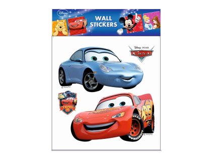Dekorace na zeď Cars červený a modrý
