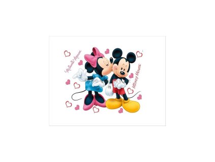 Dekorace na zeď Mickey a Minnie