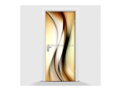 Samolepící fototapeta - Abstrakt zlatý 95 x 210cm