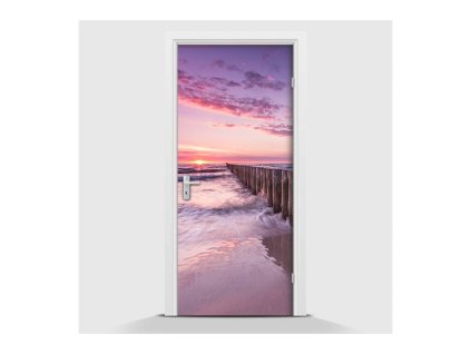 Samolepící fototapeta - Zapadající slunce 95 x 210cm