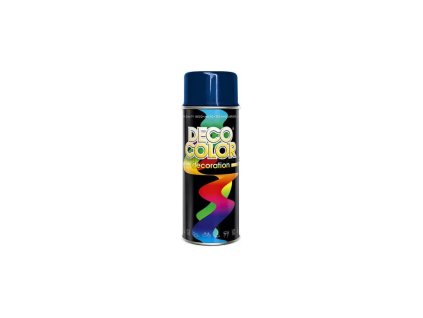 DecoColor, barva ve spreji DECO lesklá RAL 5010 modrá - 400 ml