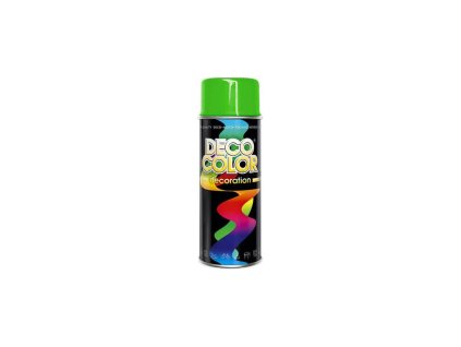 DecoColor, barva ve spreji DECO lesklá RAL 6018 zelená světlá - 400 ml