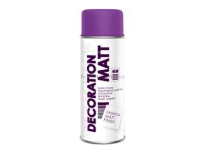 DecoColor, barva ve spreji MATT, RAL 4005 fialový - 400 ml