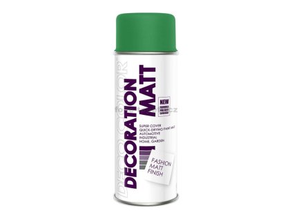 DecoColor, barva ve spreji MATT, RAL 6029 zelený - 400 ml