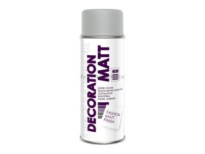 DecoColor, barva ve spreji MATT, RAL 7035 šedý - 400 ml