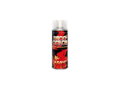 DecoColor, barva ve spreji odolná teplotě 800°C , 400 ml, transparentní matná