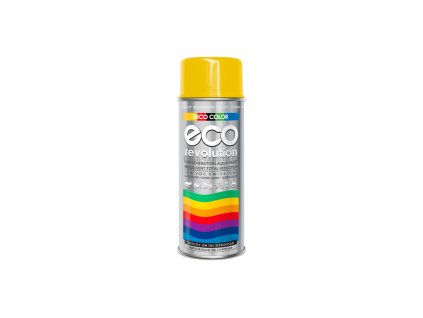 DecoColor, barva ve spreji ECO lesklá, RAL 1023 žlutá, 400 ml