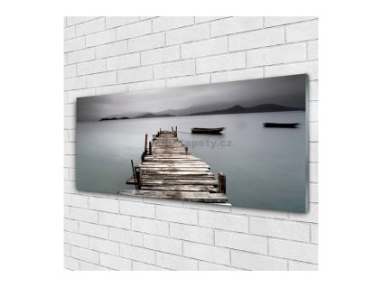Obraz na skle - Molo 100 x 50 cm