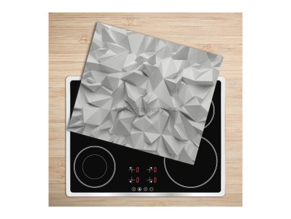 Skleněná deska - D45558719 - Design bílý 60 x 52 cm