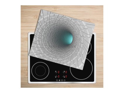 Skleněná deska - 5D57665681 - Tunel 3D 60 x 52 cm