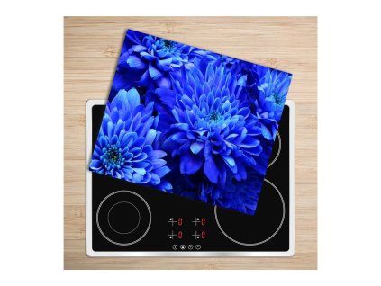 Skleněná deska - D64208626 - Gerbera modrá 60 x 52 cm