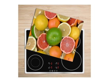 Skleněná deska - D75213206 - Citrusy mix 60 x 52 cm