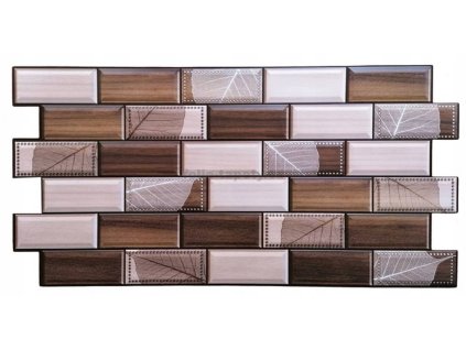 Wall Art Decor, PVC obkladové 3D panely Dřevěné špalky velké II.
