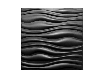 Obklad 3D XPS extrudovaný polystyren Flow černý