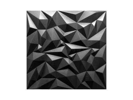 Obklad 3D XPS extrudovaný polystyren Krystal černý samet