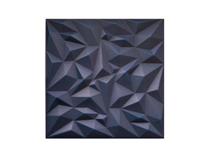 Obklad 3D XPS extrudovaný polystyren Krystal granátová modř sametová