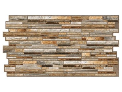 PVC obkladové 3D panely GRACE Břidlice ukládaná, GOLDSTONE
