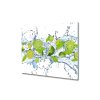 Skleněná deska - D38602855 - Limetky ve vodě 60 x 52 cm