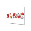Skleněná deska - 5D52519190 - Jahody a led 60 x 52 cm