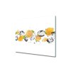 Skleněná deska - 5D52519204 - Citrony a led 60 x 52 cm